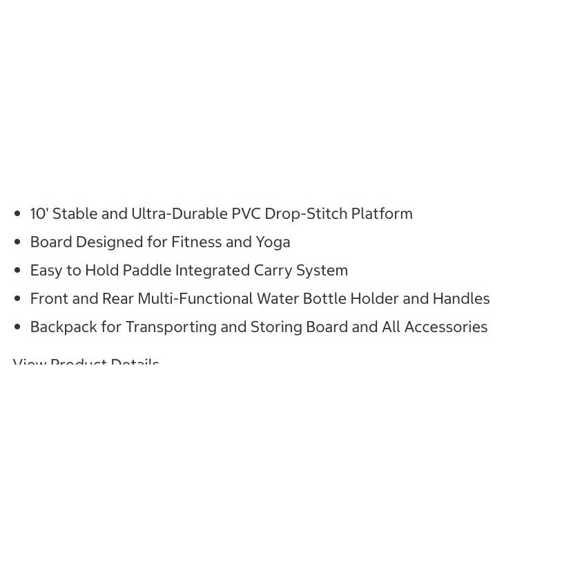 Body Glove Oasis Inflatable Paddle Board Package For Yoga & Fitness Includes Paddle Pump Leash Dry Bag Backpack & Repair Kit