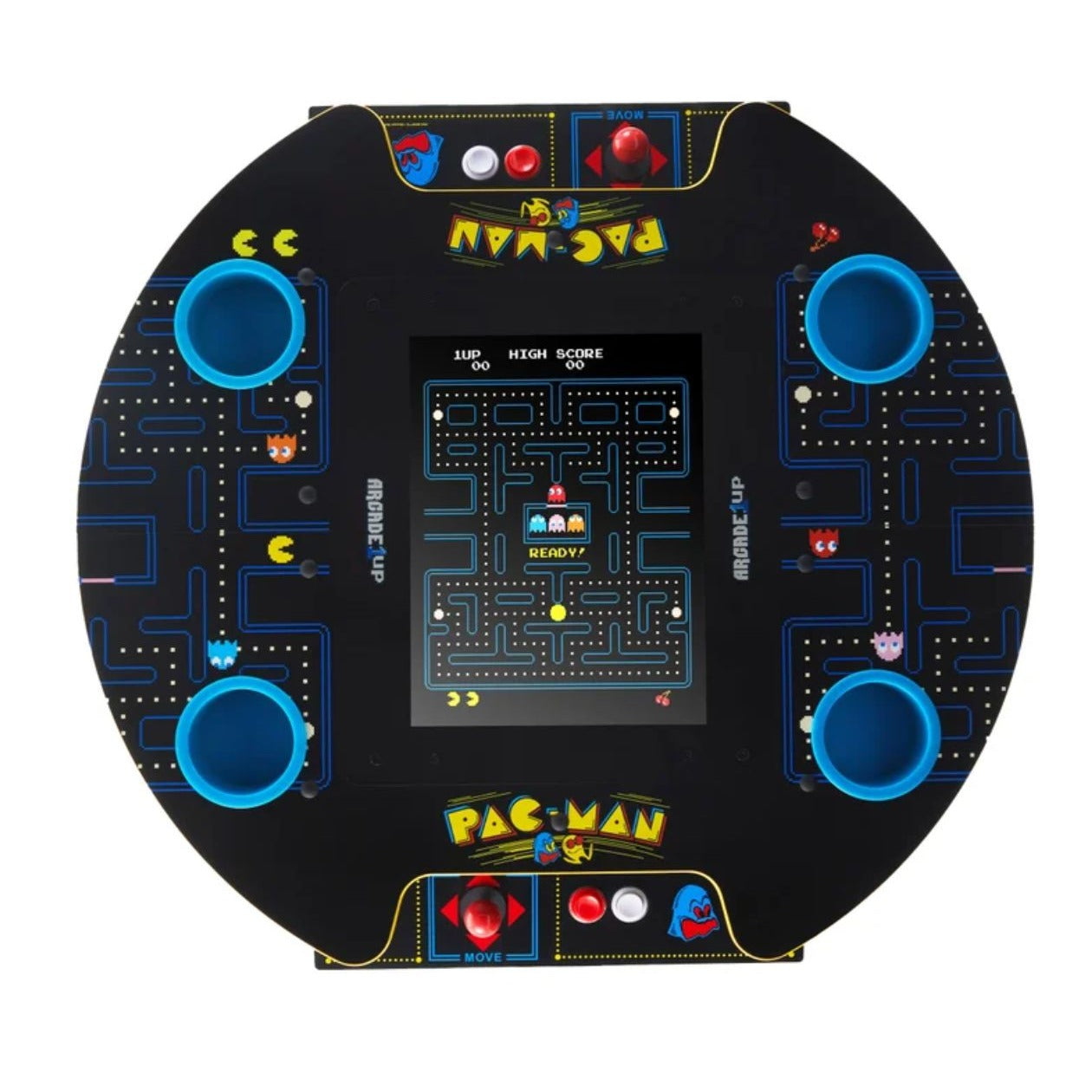 Arcade1Up PAC-MAN Pub Table Arcade Machine New In Box Sealed With 12 Games & LED Cupholders