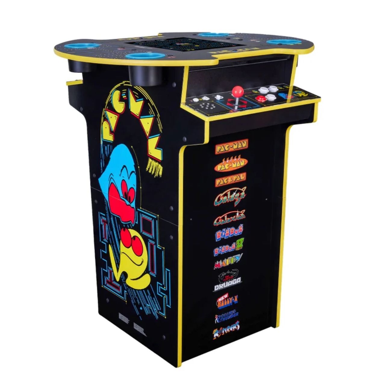 Arcade1Up PAC-MAN Pub Table Arcade Machine New In Box Sealed With 12 Games & LED Cupholders