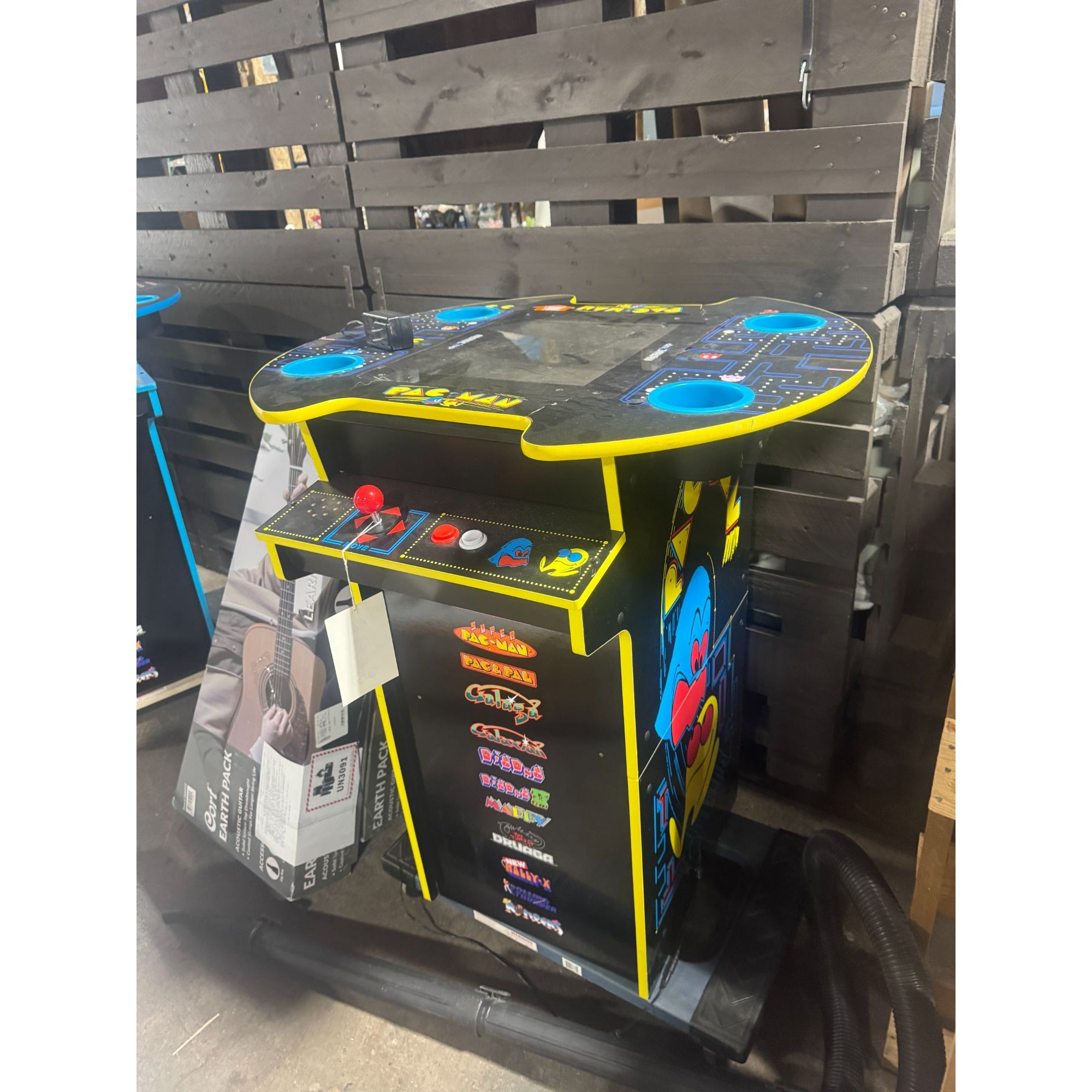 Arcade1Up PAC-MAN Pub Table Arcade Machine New In Box Sealed With 12 Games & LED Cupholders