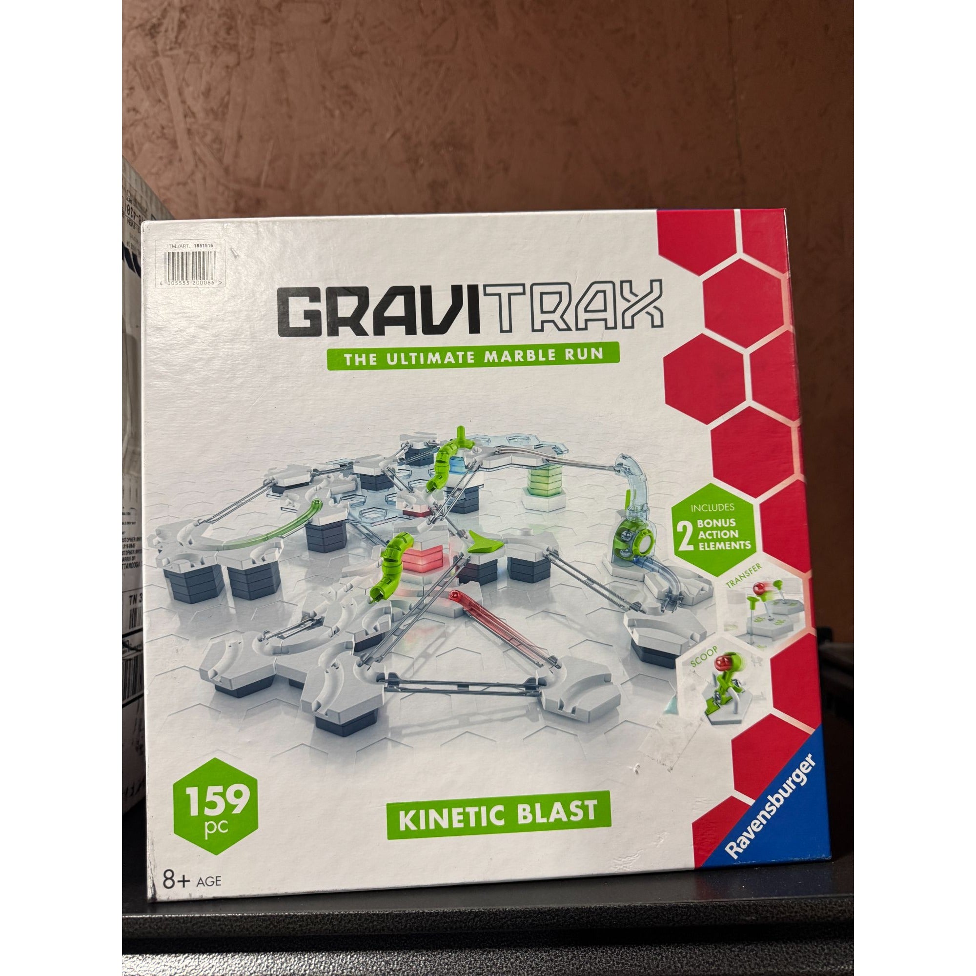 Gravitrax Kinetic Blast Marble Run Set 159-Piece STEM Toy Ages 8+ By Ravensburger