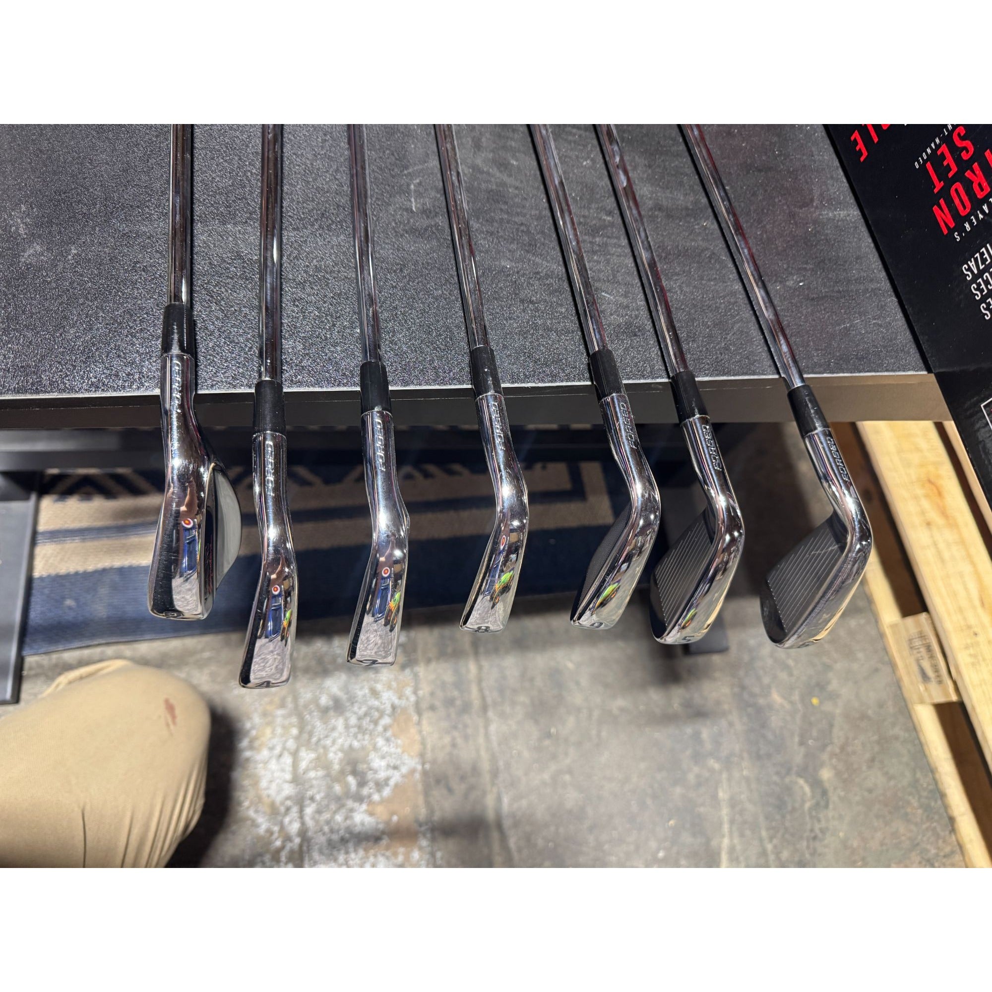 Kirkland Signature 7-Piece Golf Iron Set Steel Shafts & Grey Grips - Used Like New