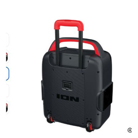 ION Audio Pathfinder 320 All-Weather Bluetooth Speaker With 100-Hour Battery IPX5 Water-Resistant Rolling Wheels & USB Port