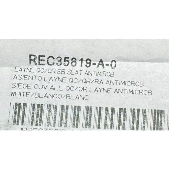 Elongated Toilet Seat With Antimicrobial Surface - Model REC35619-A-0 By Kohler - Fits All Elongated Bowls - White