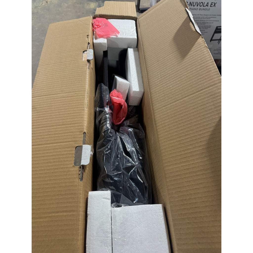 Seville Classics Airlift Sit-To-Stand Pneumatic Desk Riser Adjustable Height 23.8" x 31.5" Full-Width Keyboard Tray