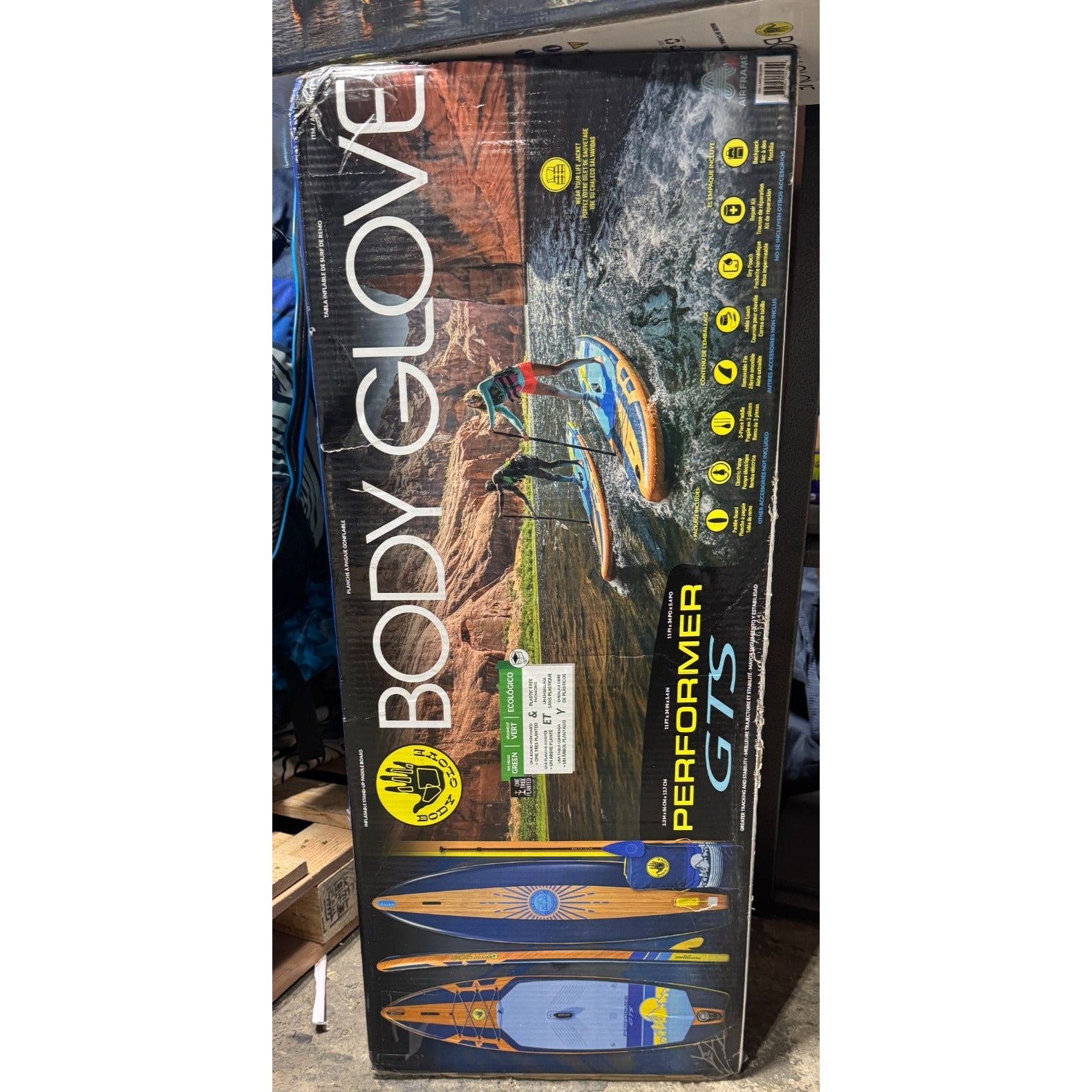 Body Glove Performer 11 GTS Inflatable Paddleboard Set With Bag & Accessories