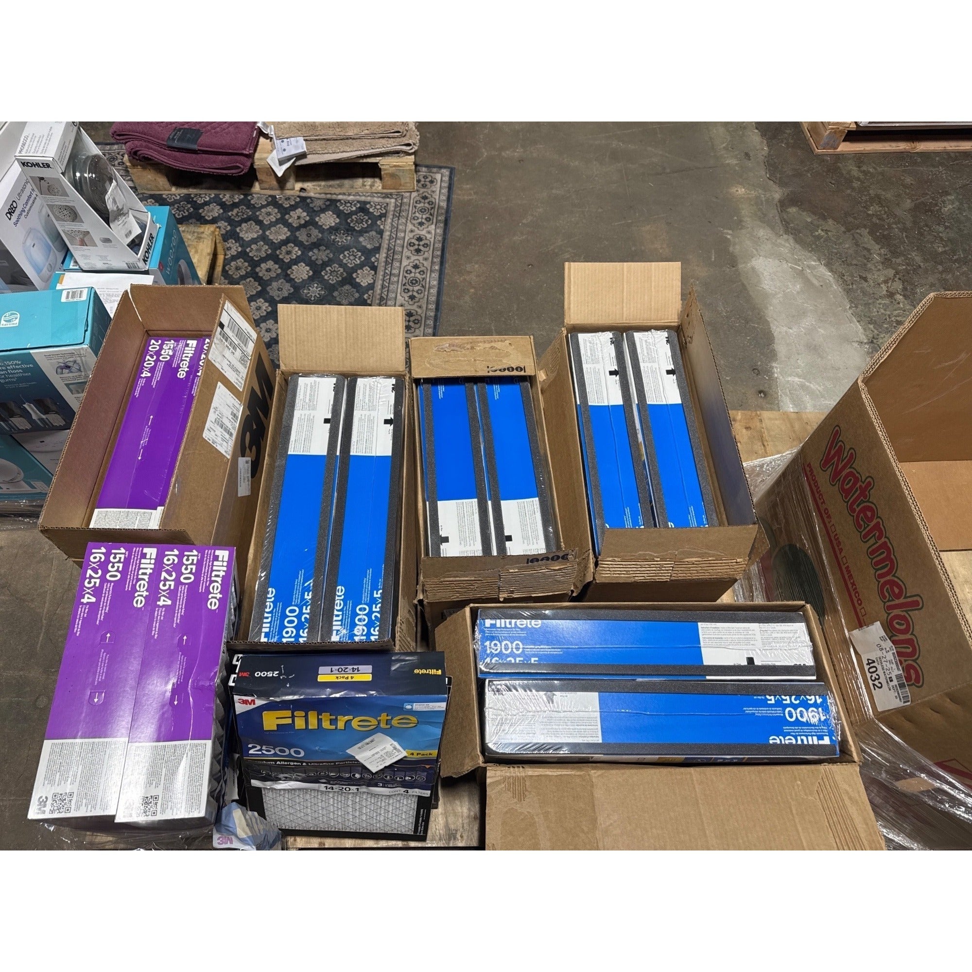3M Filtrete Air Filters Bulk Pack - 1900 16x25x5 1550 16x25x4 2500 14x20x1