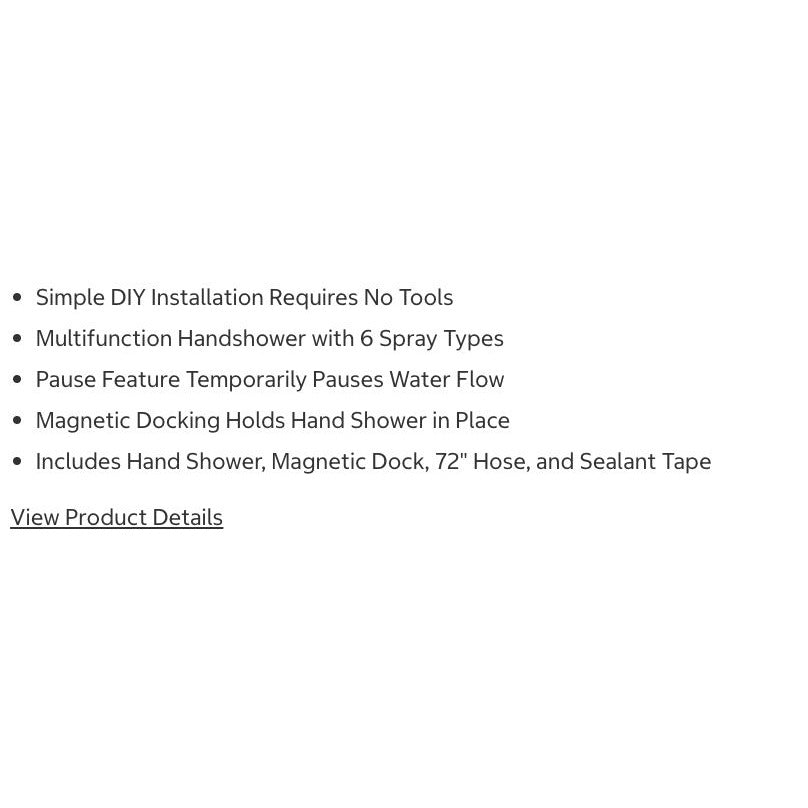 Kohler Brushed Nickel Multifunction Handshower 1.75 GPM With Magnetic Dock