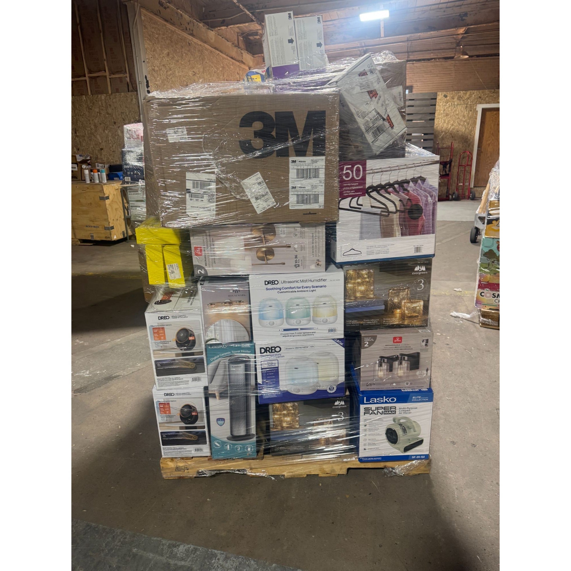 Wholesale Liquidation Pallet - 653 Items - $25K Retail Value - Fully Manifested