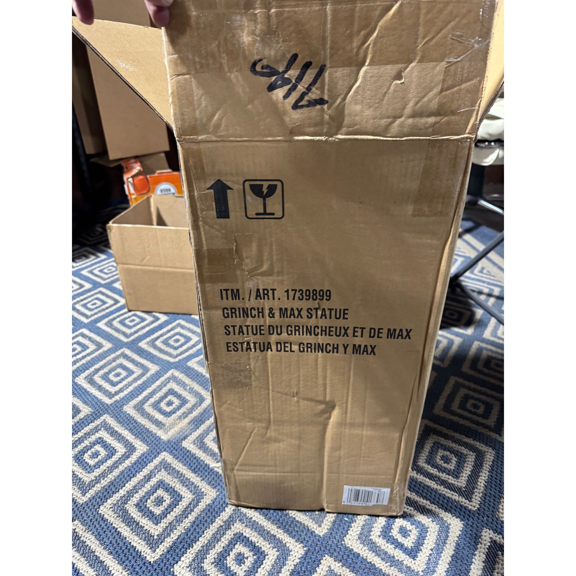 Jim Shore Hand-Painted Grinch & Max Statue 8" Christmas Collectible Dr. Seuss Holiday Decor