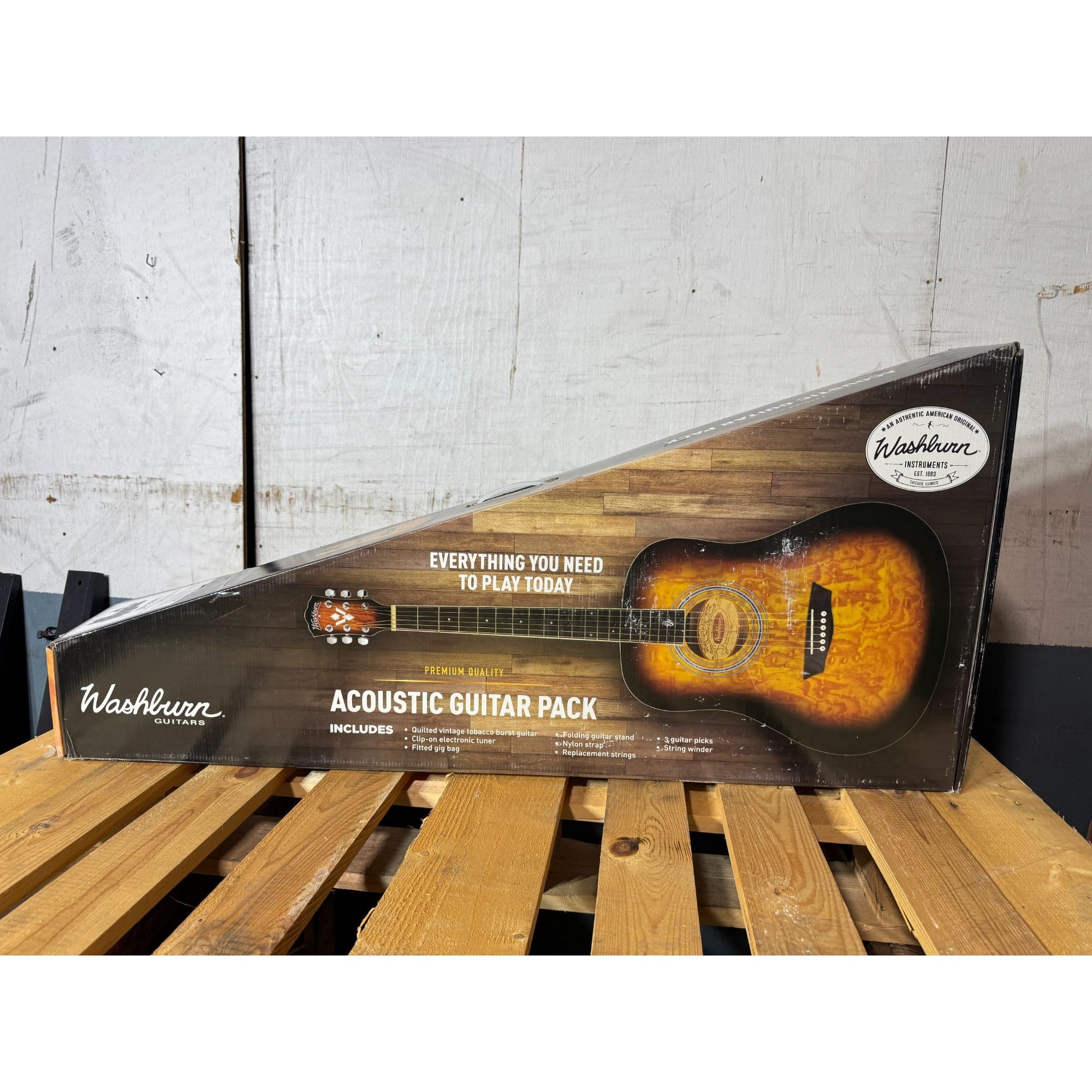 Washburn Acoustic Guitar Pack W/ Premium Bundle