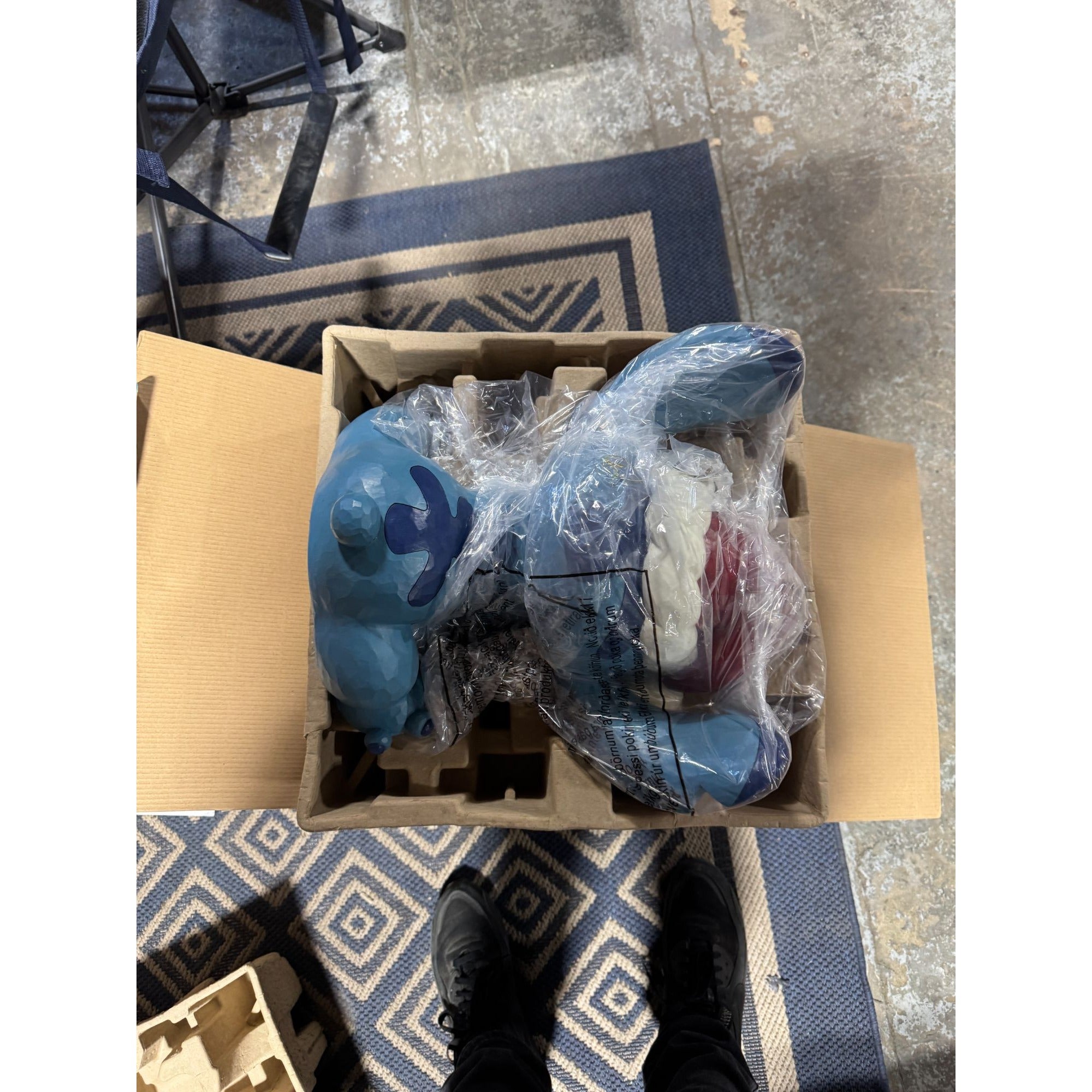 Disney Traditions Stitch & Scrump Christmas Figurine By Jim Shore