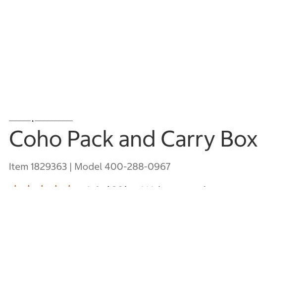 Coho Pack & Carry Box W/ Heavy Duty Latches Storage Trays Waterproof Padlock Capable Tan 14.8" W X 19" L X 11" H
