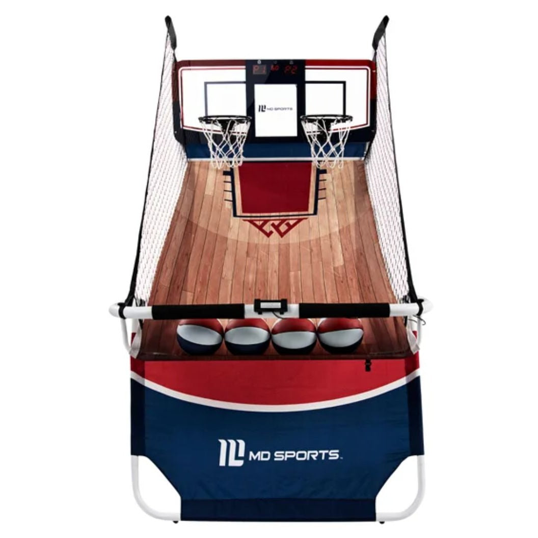 Md Sports Ez Fold 2 Player Arcade Basketball Game Indoor Electronic Scoring System