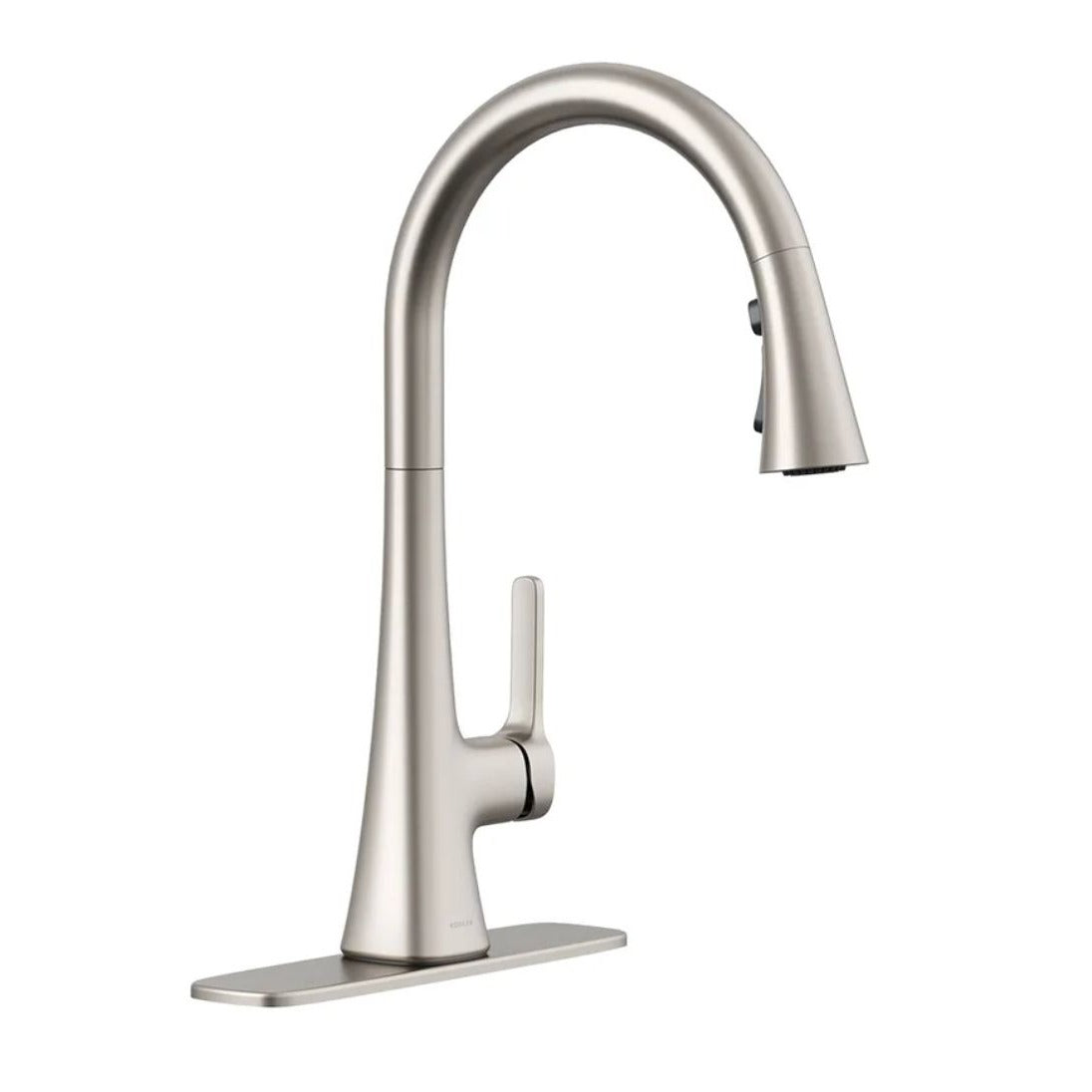 Kohler Guild Stainless Steel Pull-Down Kitchen Faucet W/ 3-Function Sprayhead & Lever Handle